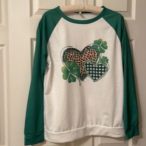 Size Large St Patrick’s Day Long sleeve T Shirt